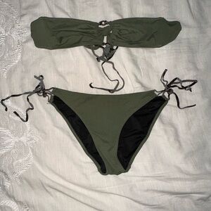 Diesel Irina String bikini Bandeau Top and String Bottom